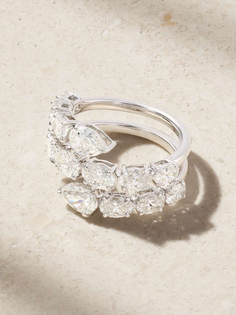 Kamyen 18-karat White Gold Diamond Ring