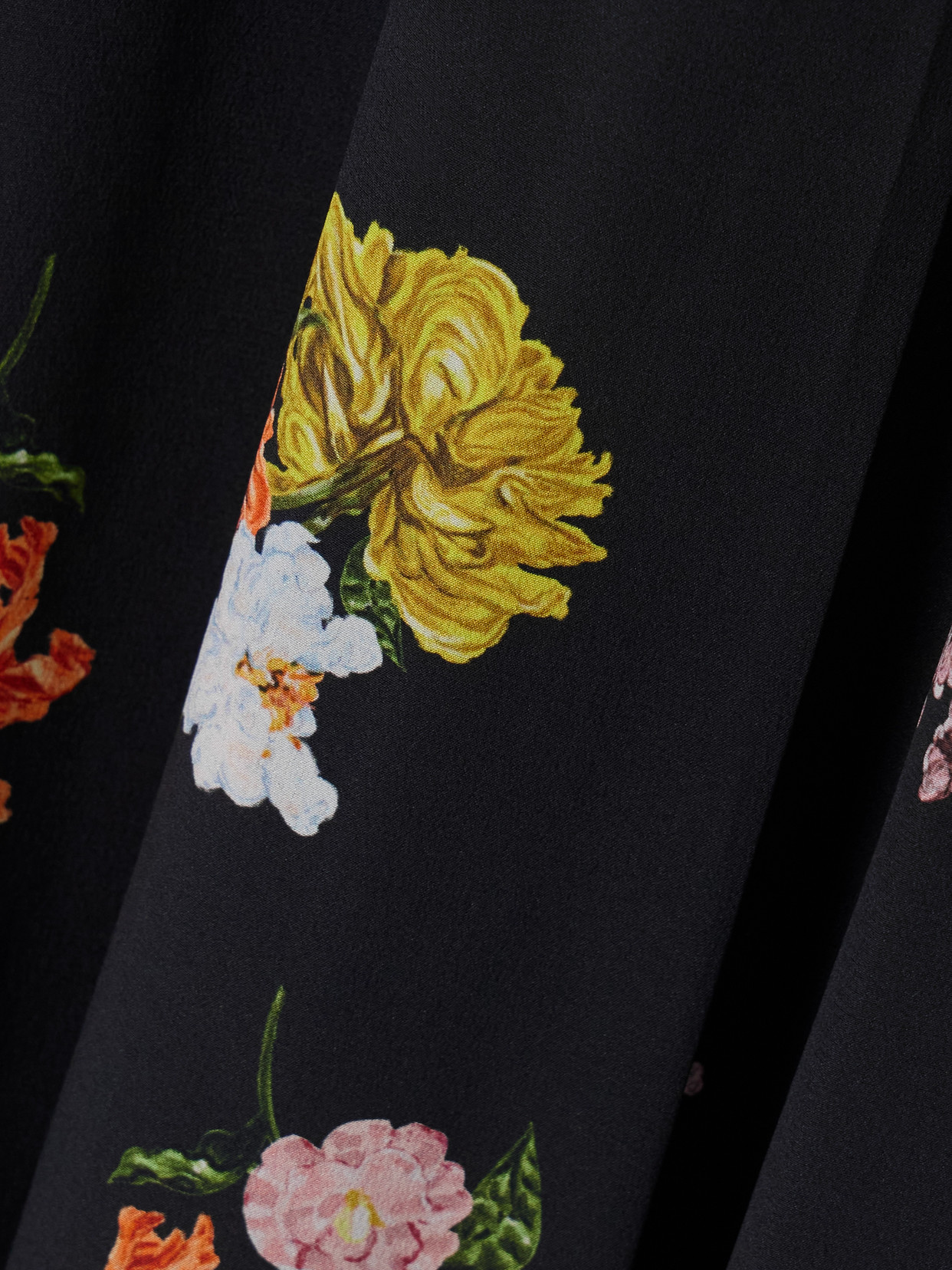 Emilia Wickstead Kenzie Floral-print Silk Crepe De Chine Skirt