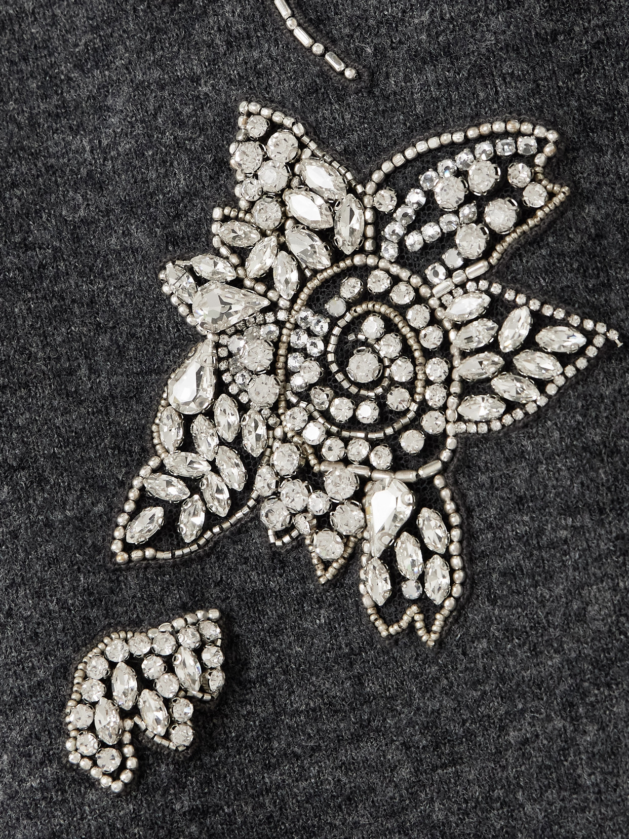Embellished Knitted Midi
