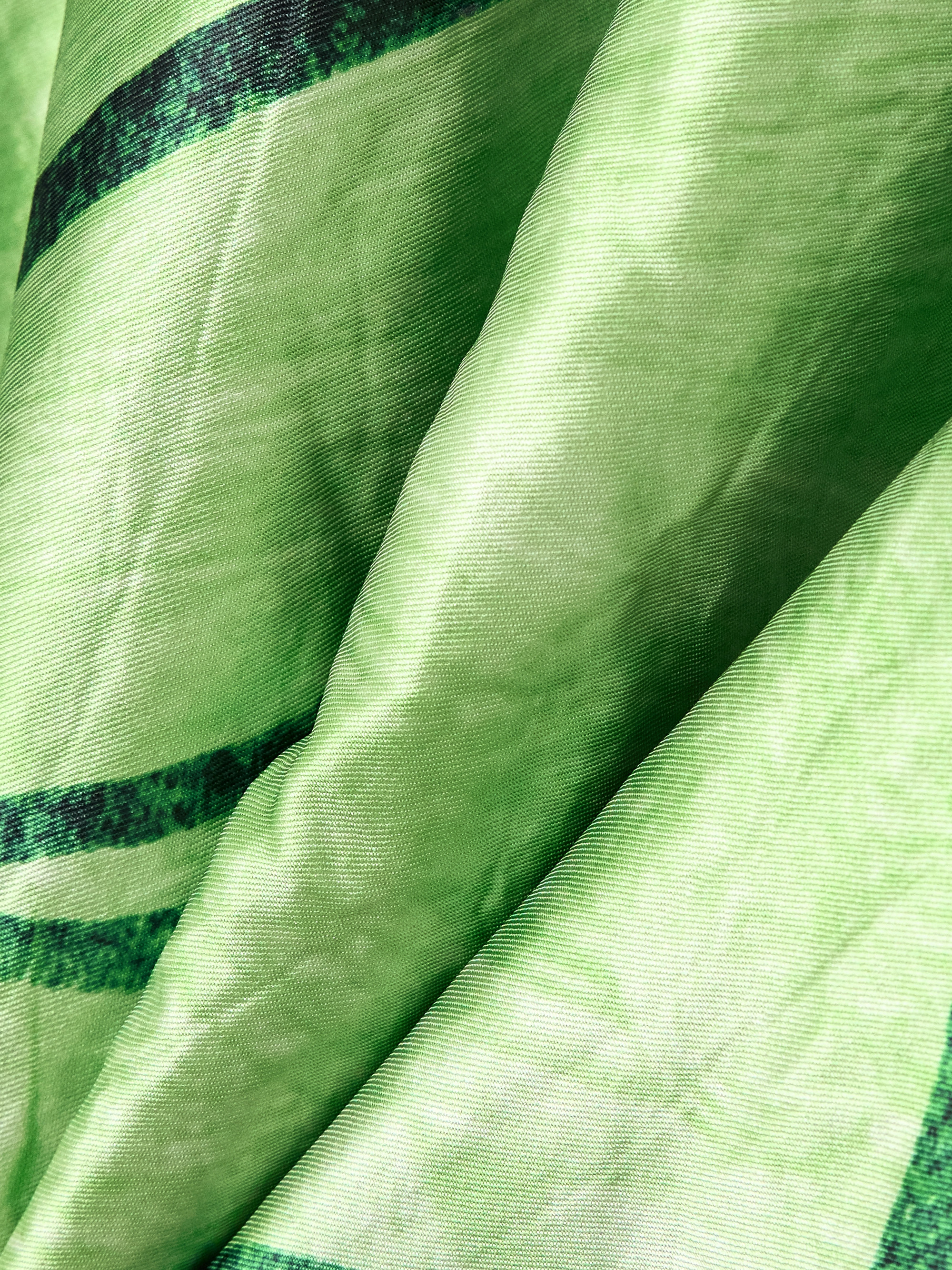 Printed satin-twill midi dress — Image 4