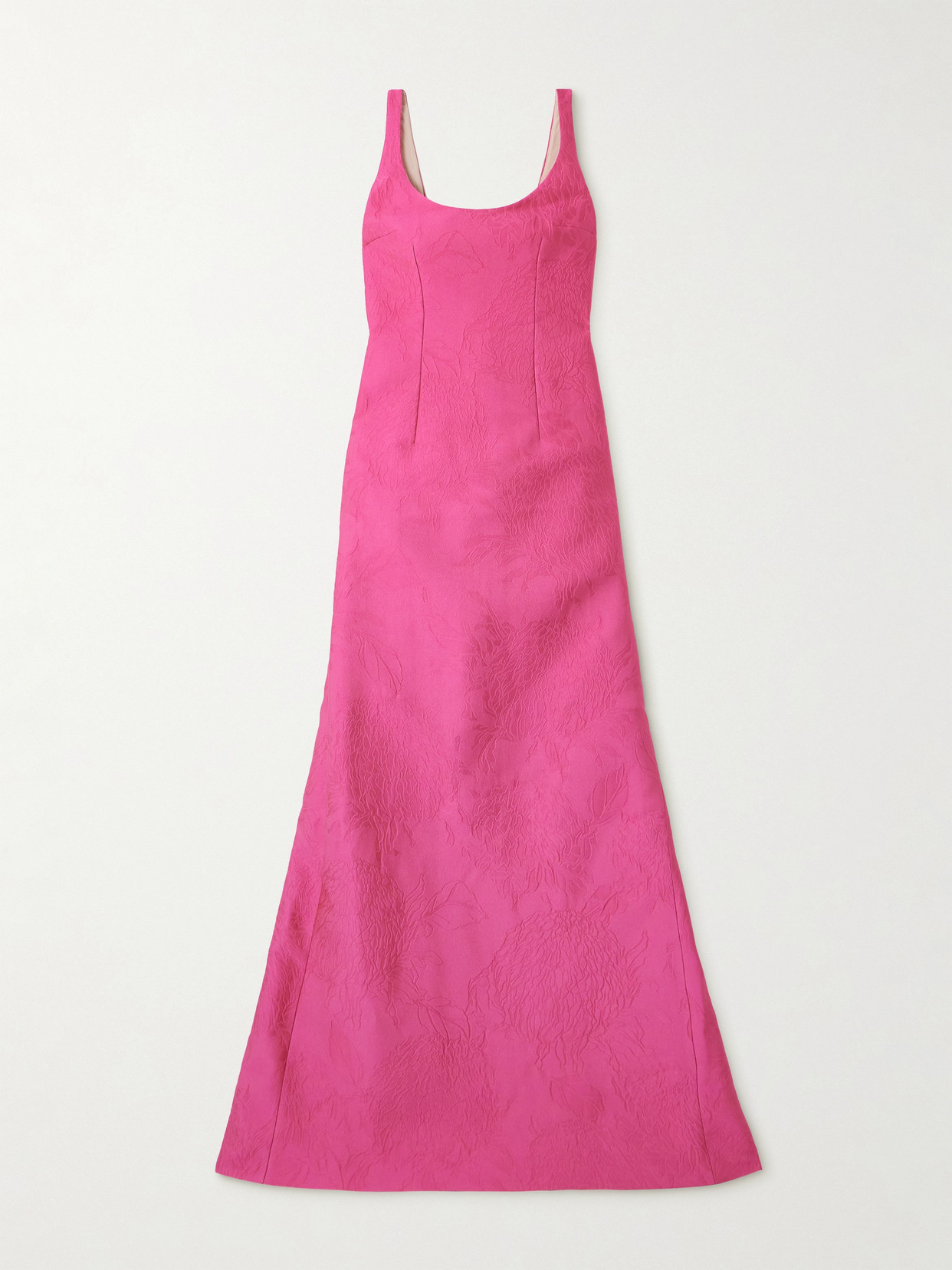Emilia Wickstead Ninette Pleated Cloqué Gown