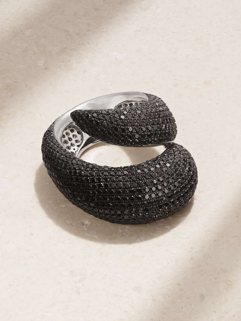 Maison H Jewels 18-karat White Gold Diamond Ring