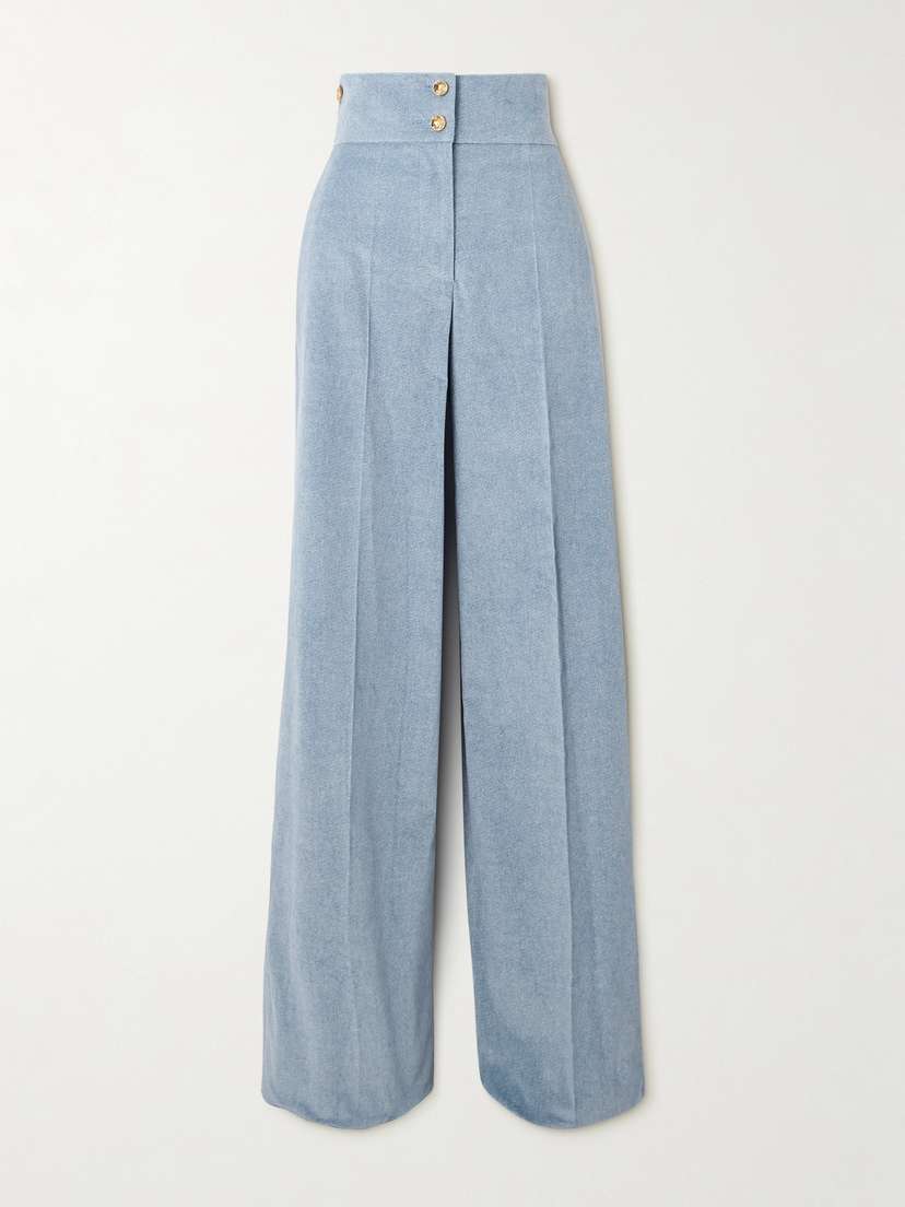 Altuzarra Rudy Cotton-twill Wide-leg Pants