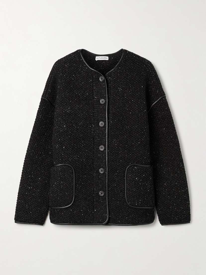 Altuzarra Medrano Honeycomb-knit Wool-blend Jacket