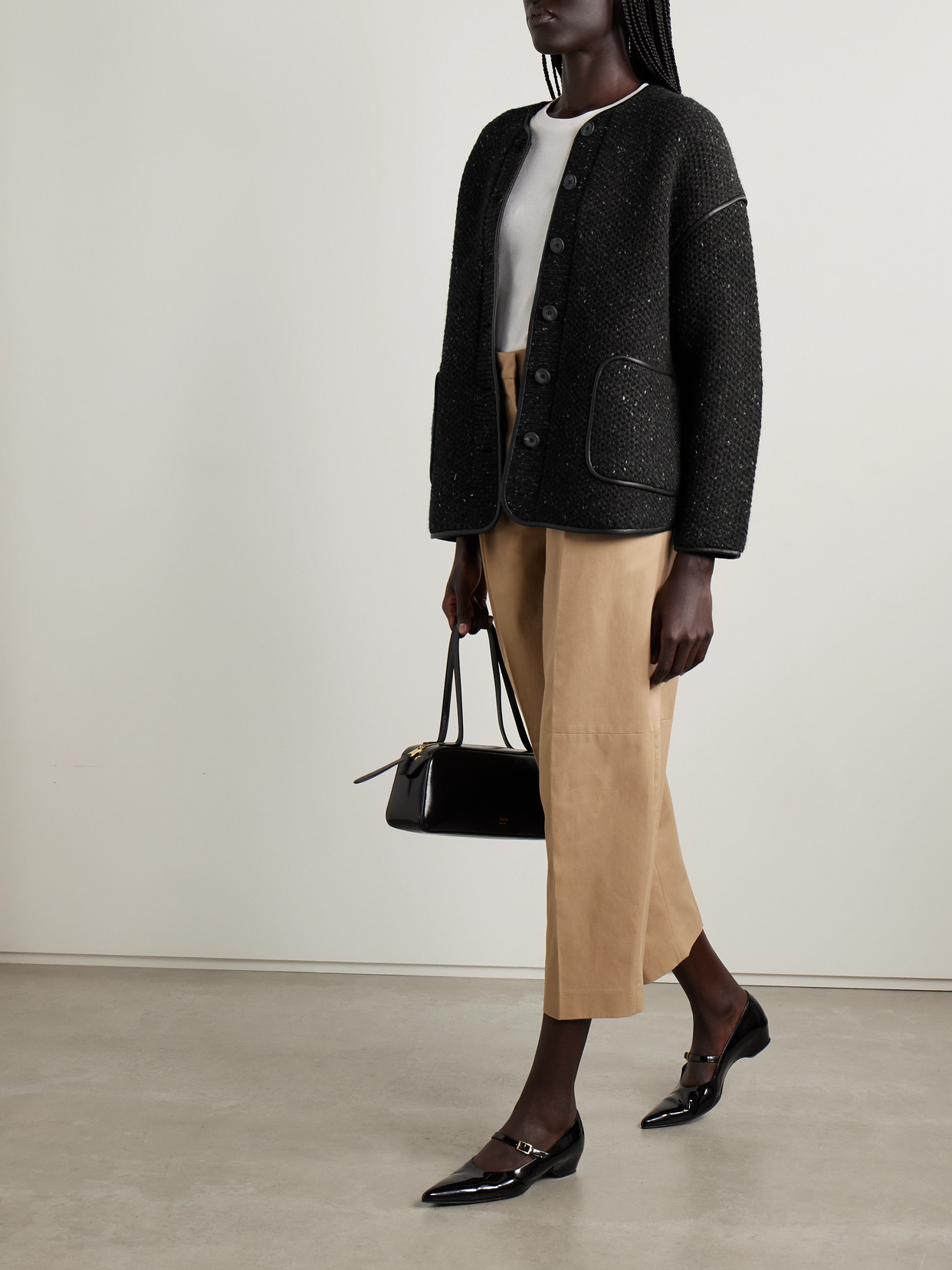 Altuzarra Medrano Honeycomb-knit Wool-blend Jacket