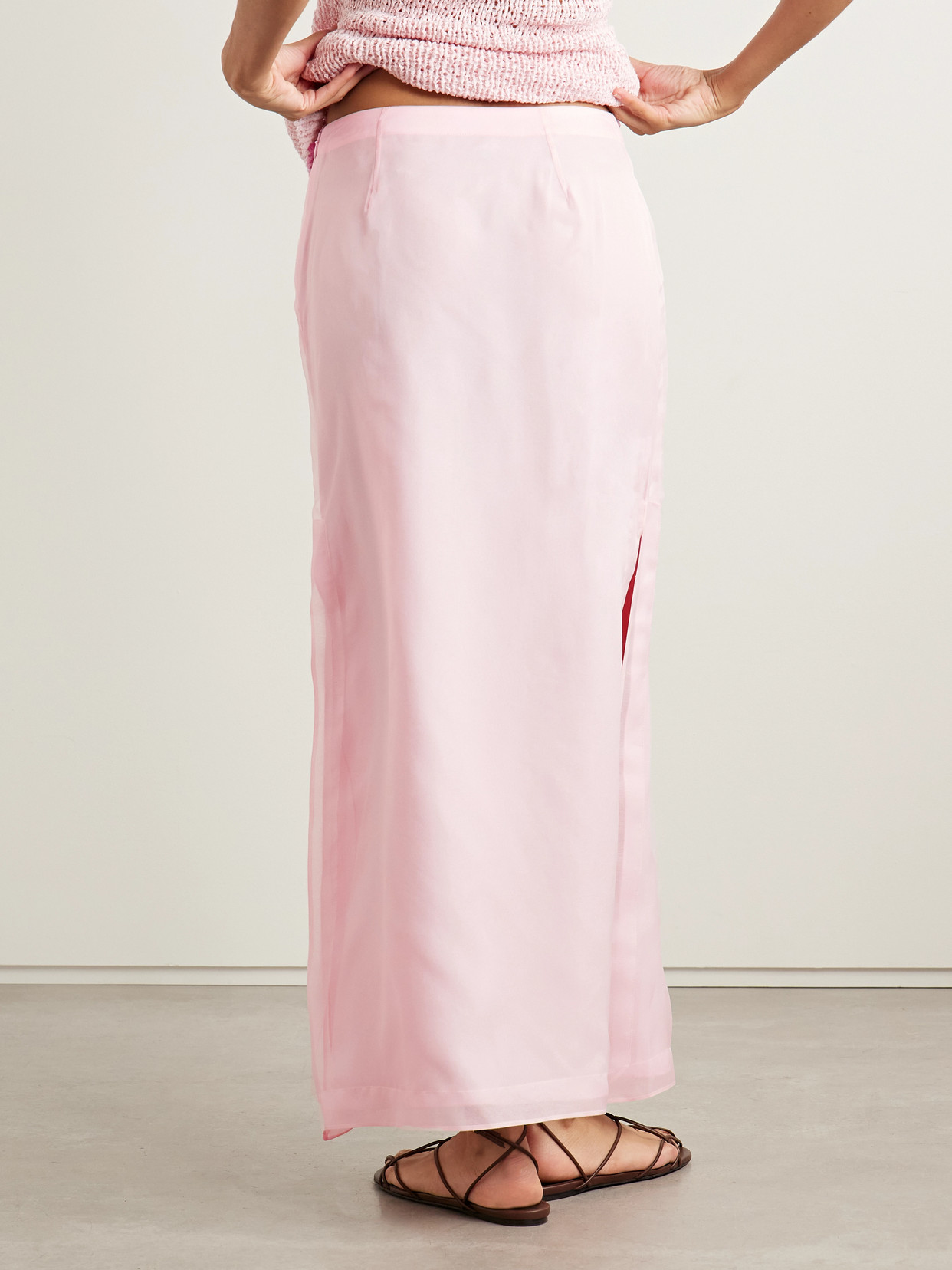 Linnie Silk-Organza Maxi