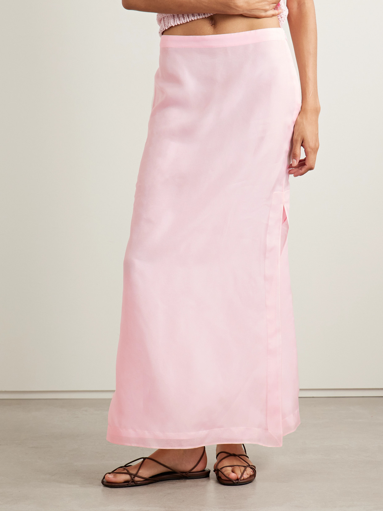 Linnie Silk-Organza Maxi
