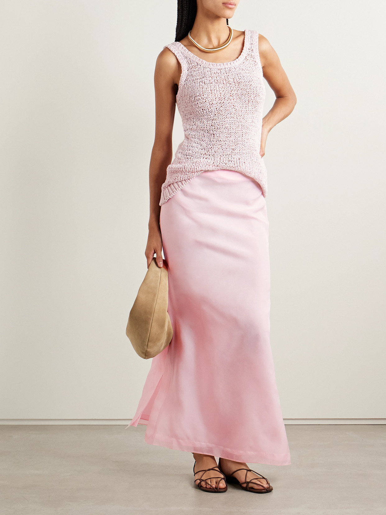 Linnie Silk-Organza Maxi