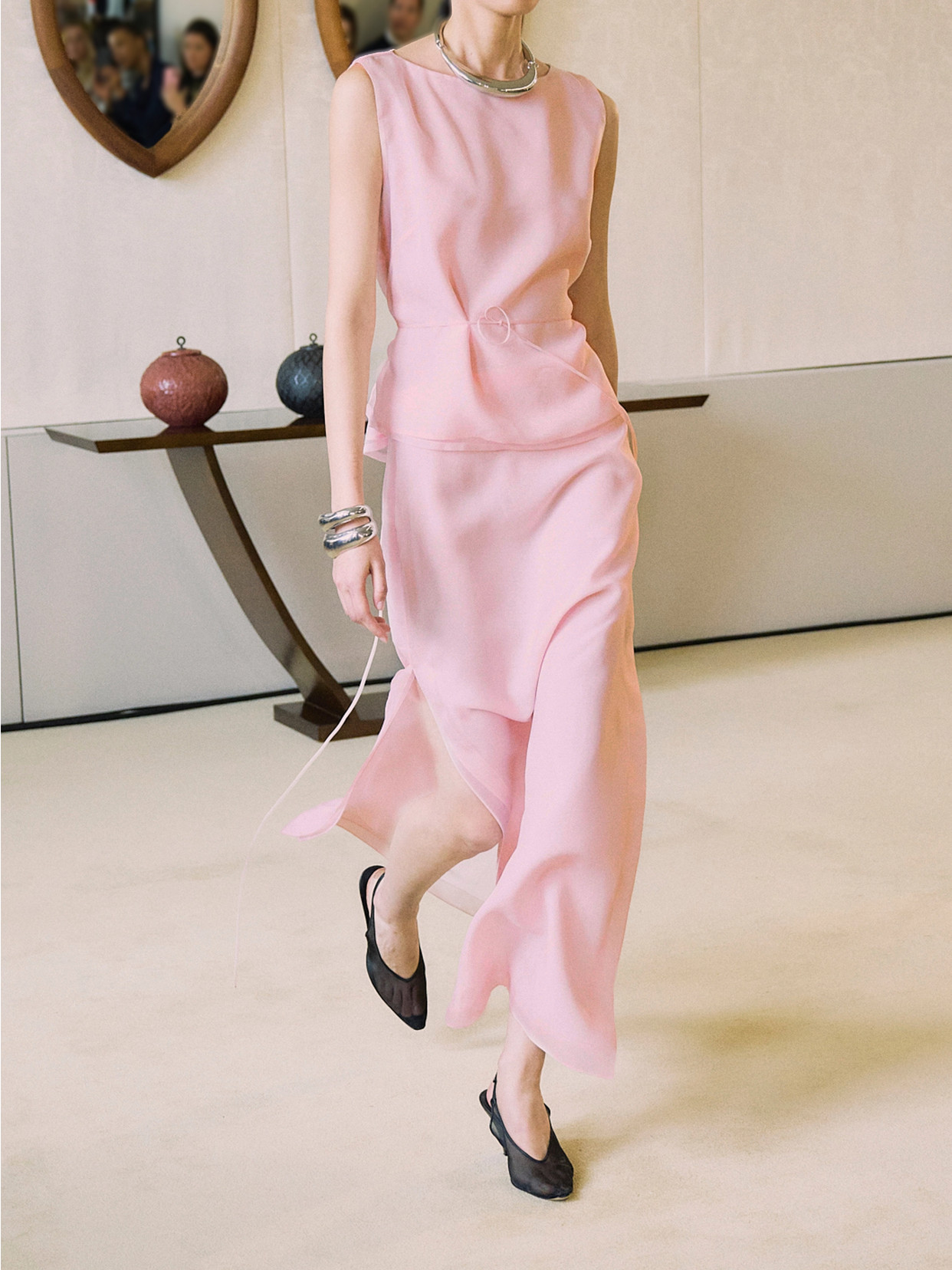 Linnie Silk-Organza Maxi