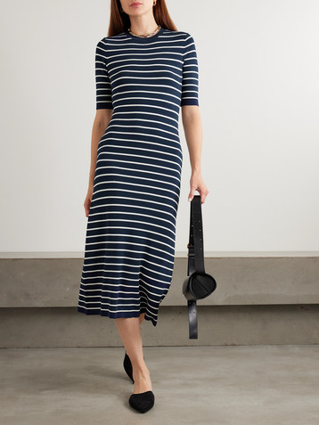 Altuzarra Kitty striped jersey midi dress