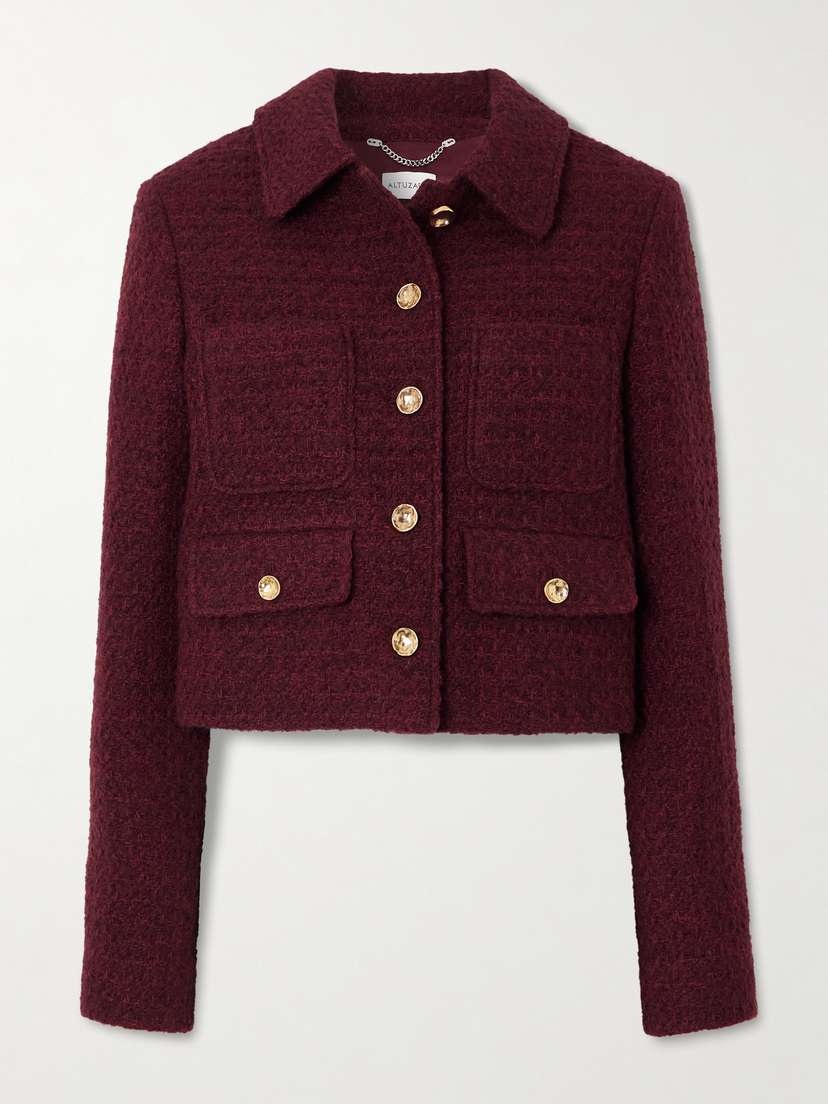 Altuzarra Astley Cropped Tweed Jacket