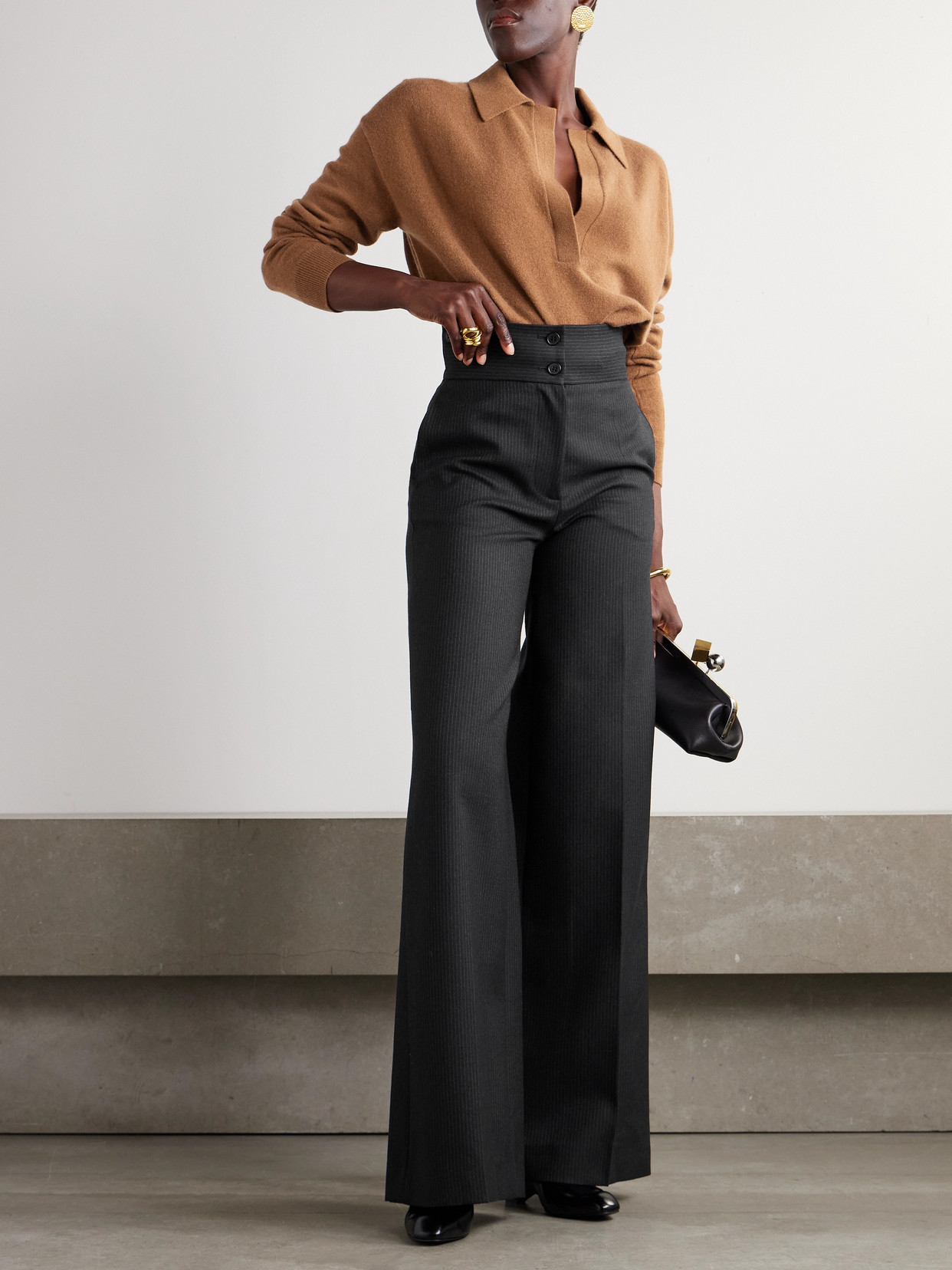 Altuzarra Zaq Cashmere Sweater In Brown