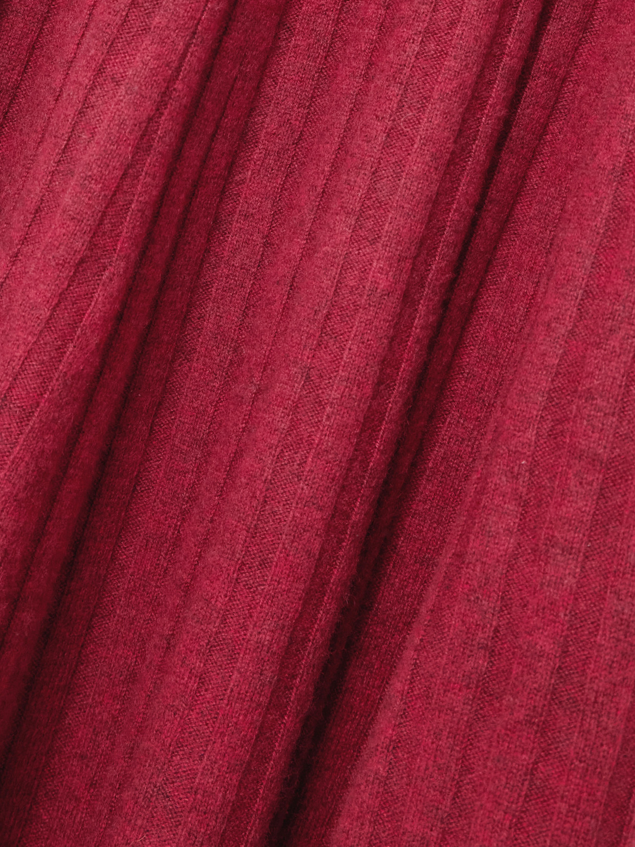 Altuzarra Gia Ribbed Wool And Cashmere-blend Maxi Dress In Burgundy