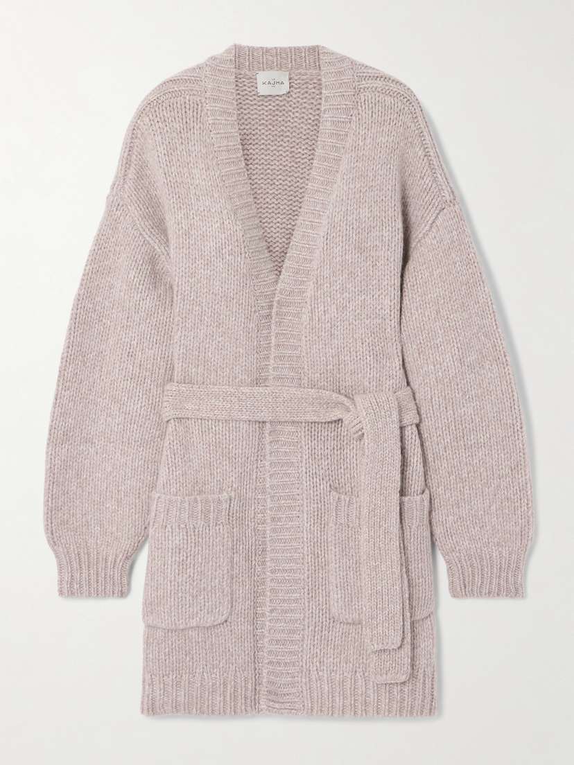 Le Kasha Berlin Belted Cashmere Cardigan