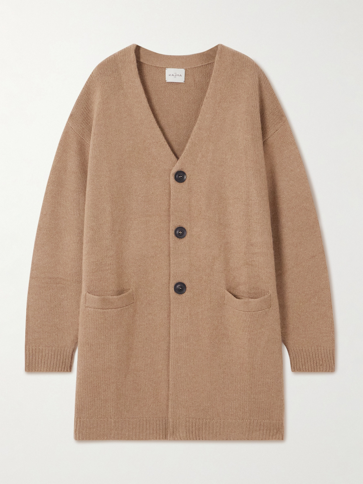 Le Kasha Yuliano Organic Cashmere Cardigan In Brown