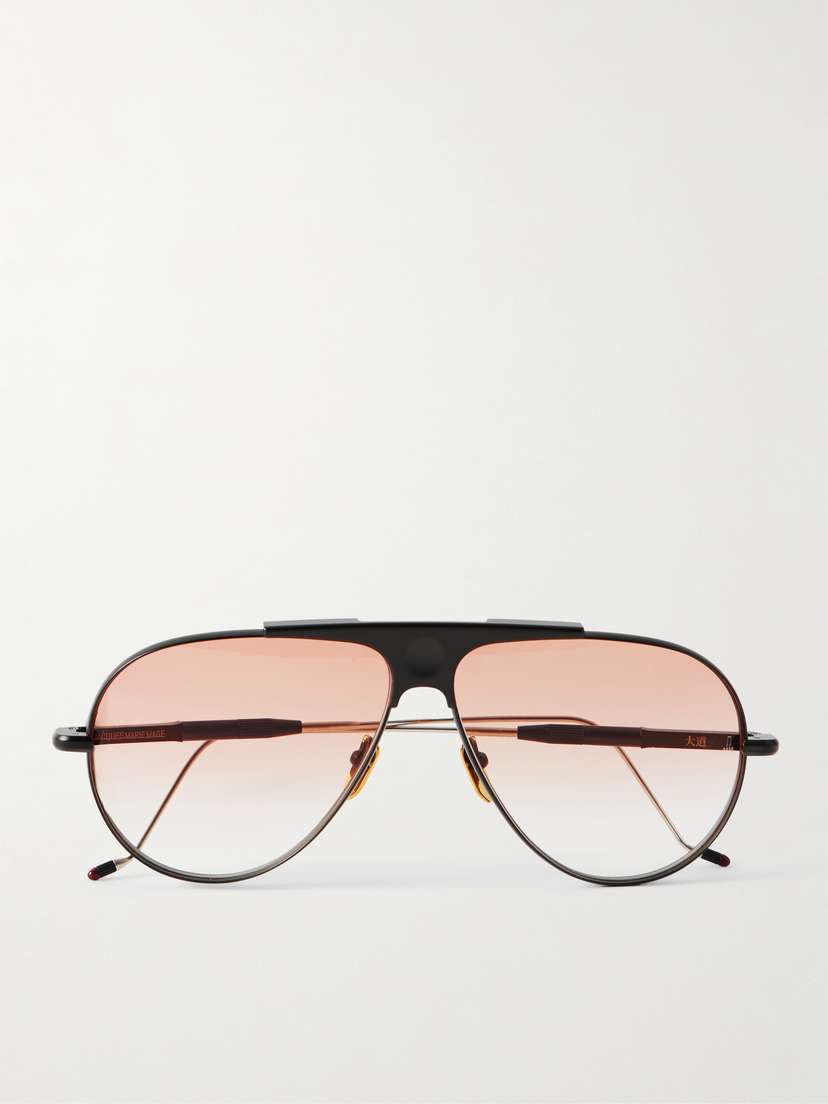 Jacques Marie Mage Daido Aviator-style Titanium Sunglasses