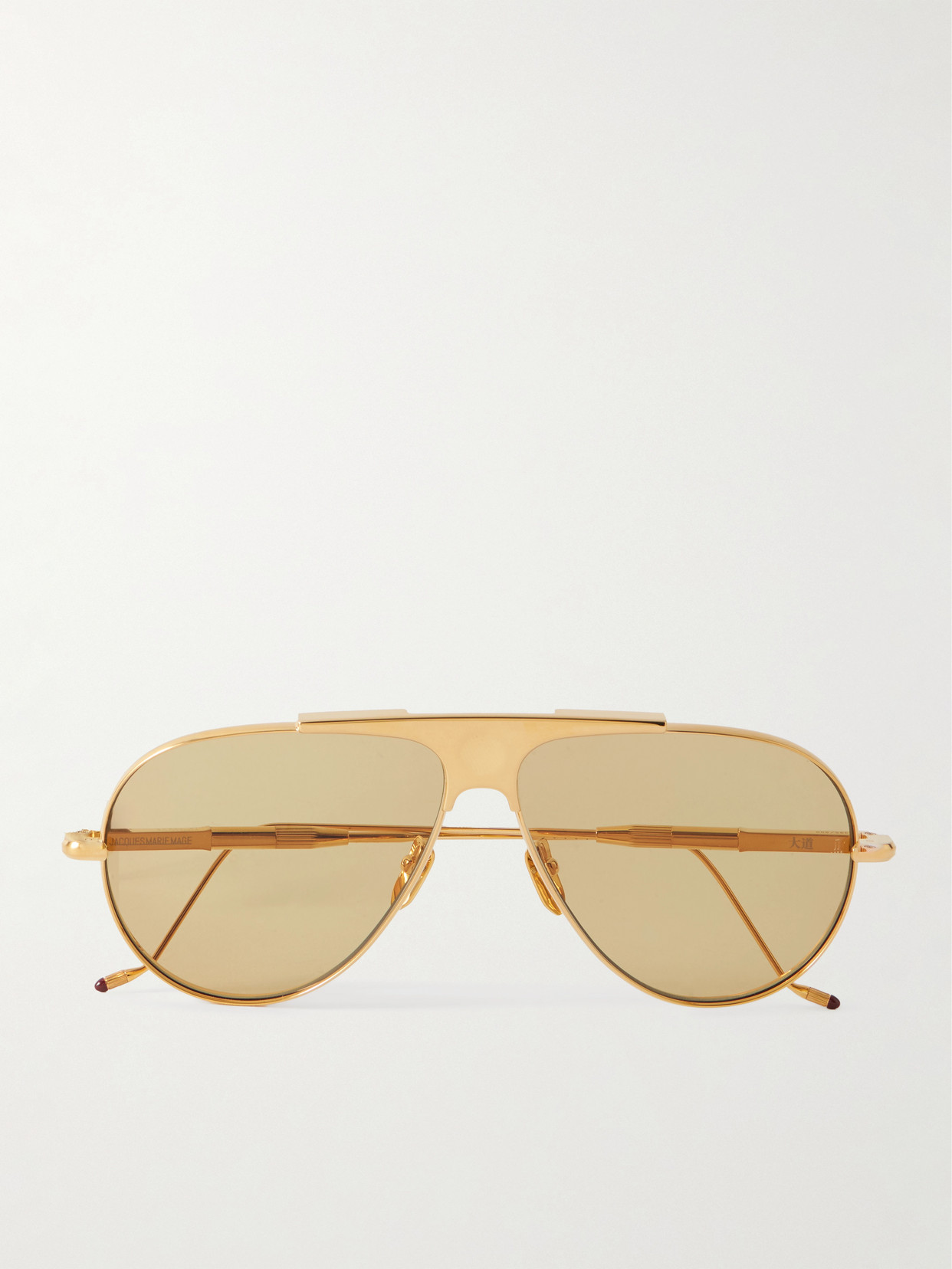 Jacques Marie Mage Daido Aviator-style Titanium Sunglasses