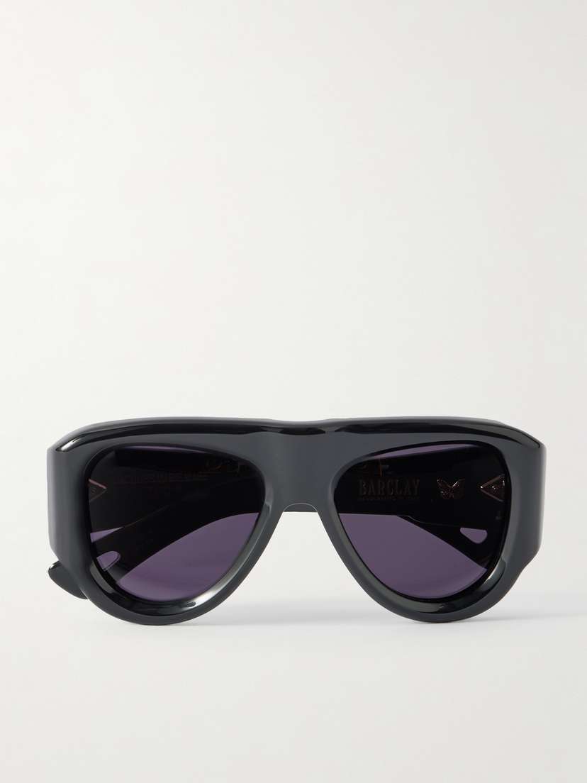Jacques Marie Mage Barclay Aviator-style Acetate Sunglasses