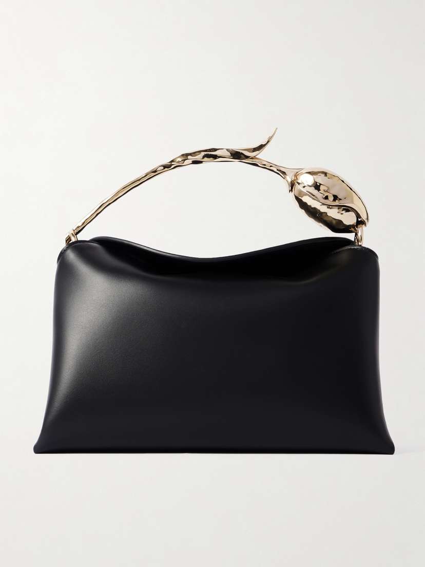 Erdem Bloom Midi Leather Shoulder Bag