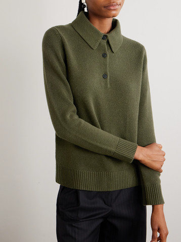 arch4 Bessi cashmere polo sweater