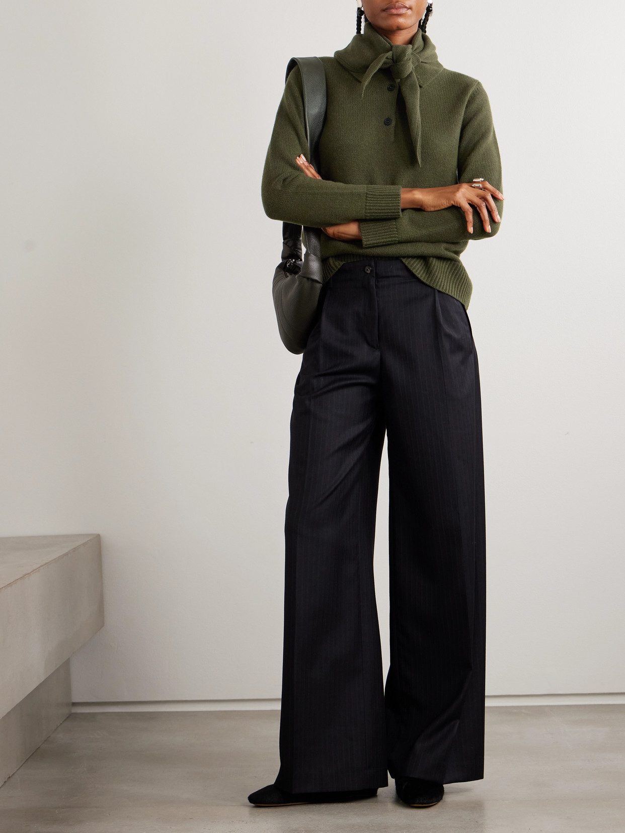 Bessi Cashmere Polo Sweater