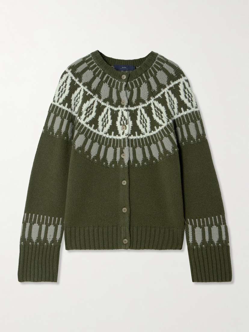 Arch4 Aspen Fair Isle Cashmere Cardigan