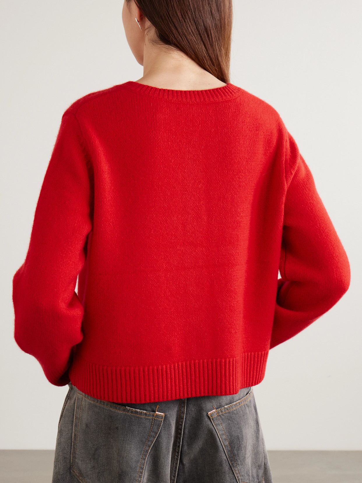 Arch4 Rosanna Cashmere Cardigan In Red