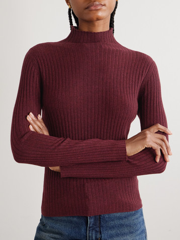 arch4 Ariana ribbed cashmere turtleneck sweater