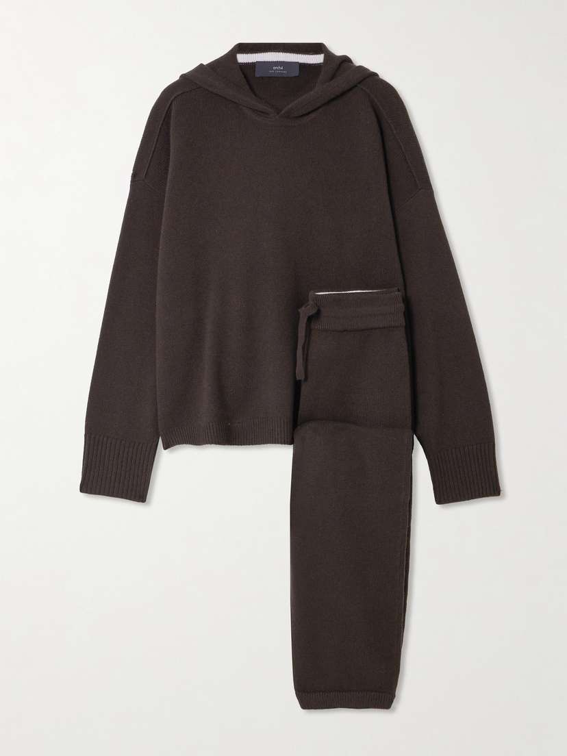Arch4 Oli & Eloise Cashmere Hoodie And Track Pants Set