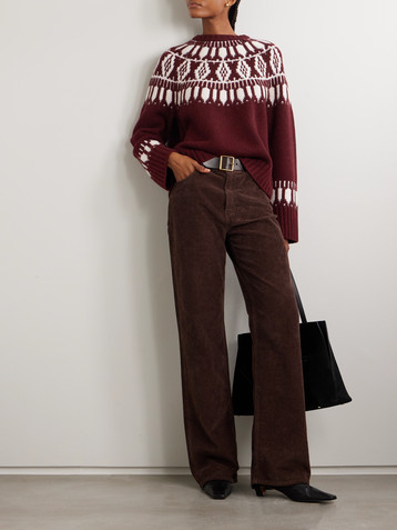 arch4 Jackson Fair Isle cashmere sweater