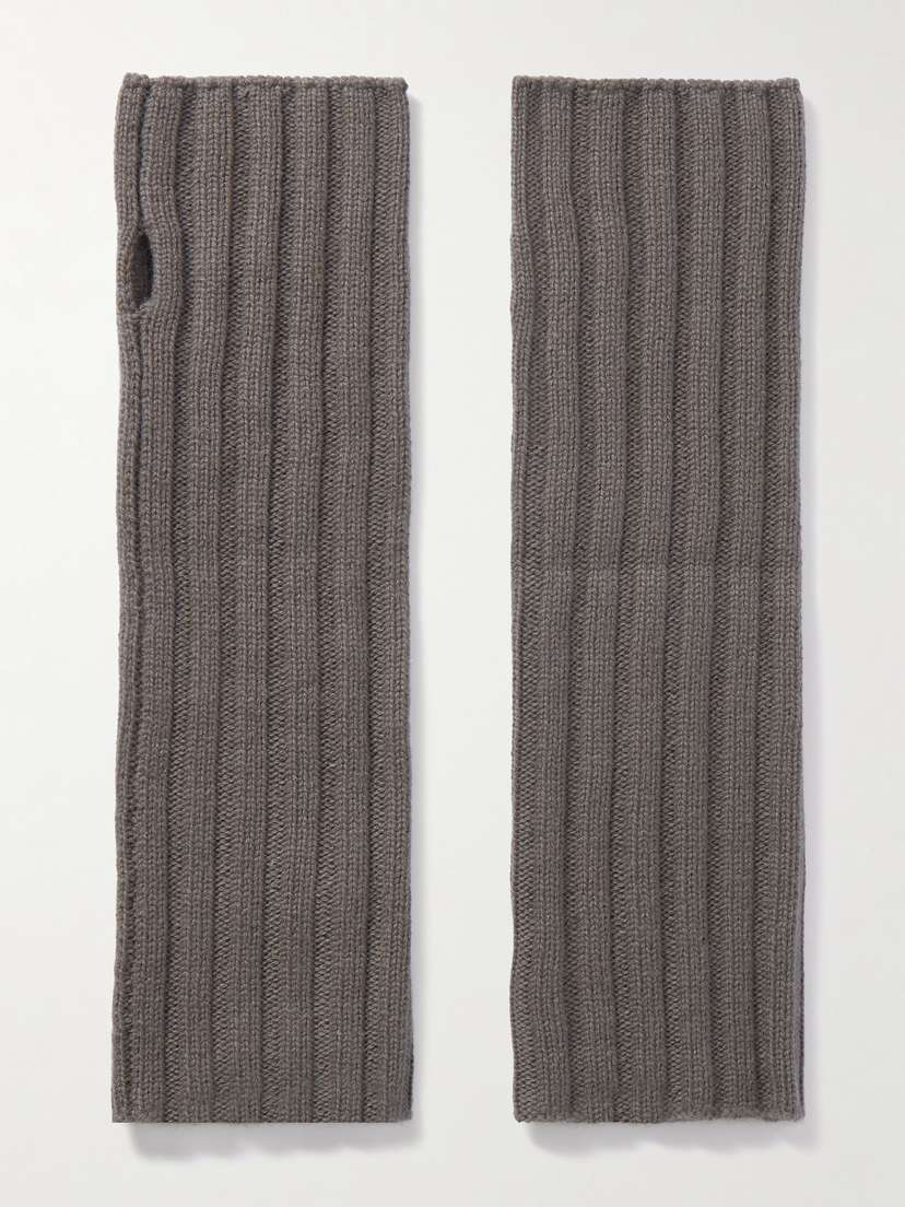 Arch4 Ribbed Cashmere Wrist Warmers