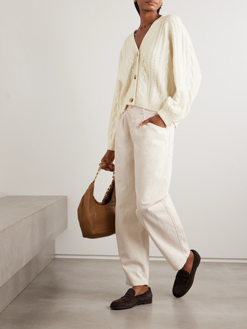 arch4 Pimlico cable-knit cashmere cardigan