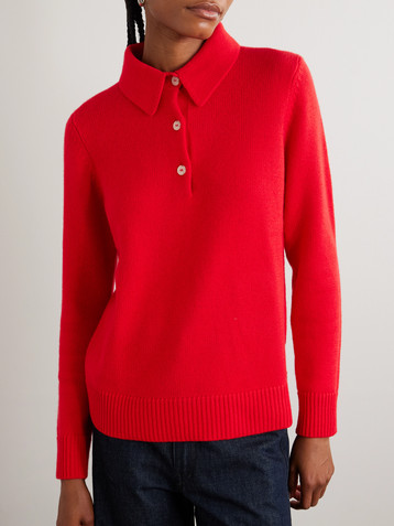 arch4 Bessi cashmere polo sweater
