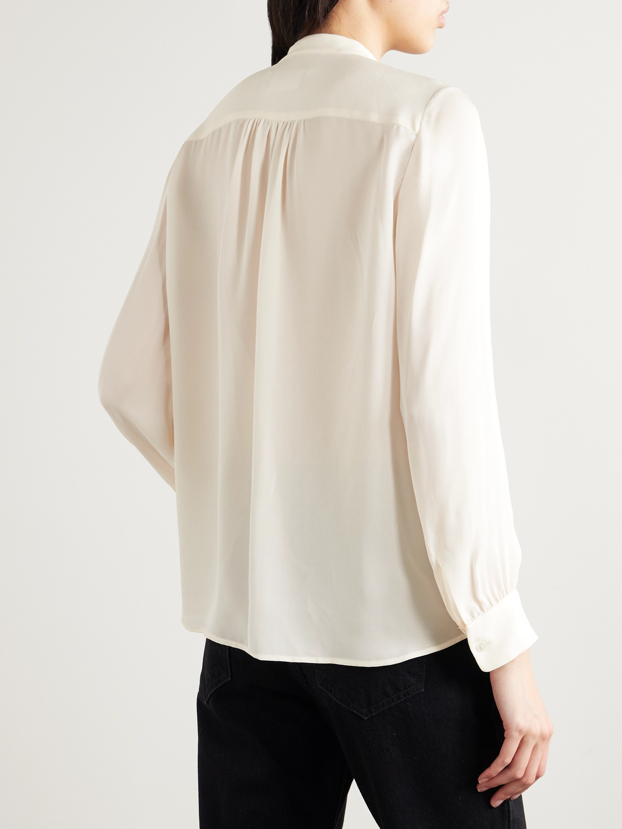 Nili Lotan Montaine Silk-georgette Blouse