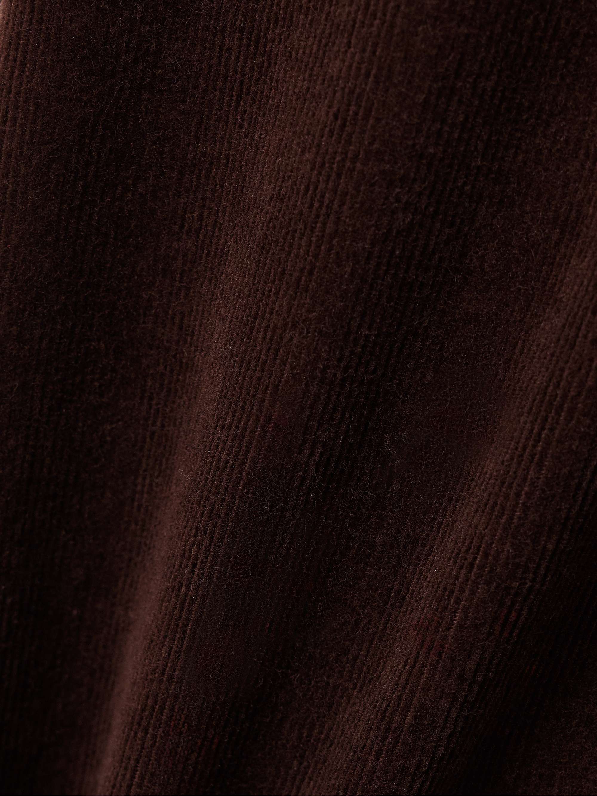 NILI LOTAN Florence cotton-blend corduroy flared pants