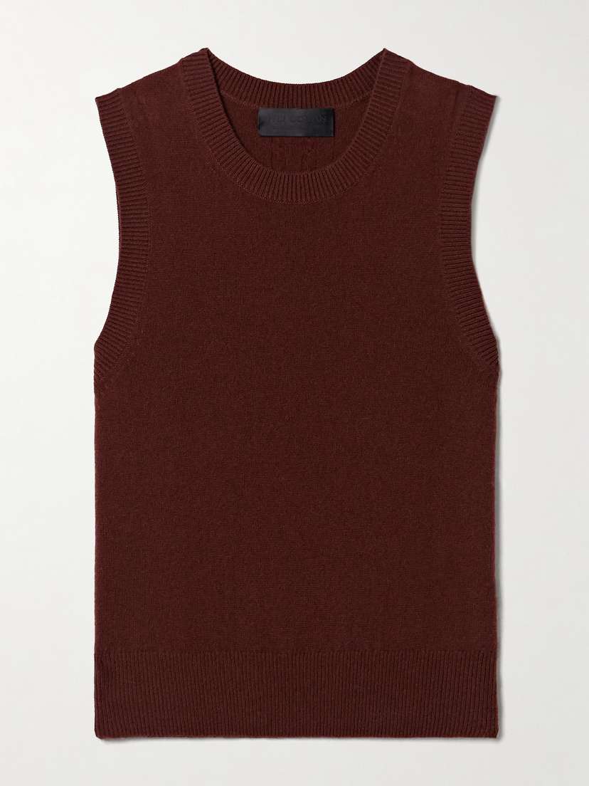 Nili Lotan May Cropped Cashmere Tank