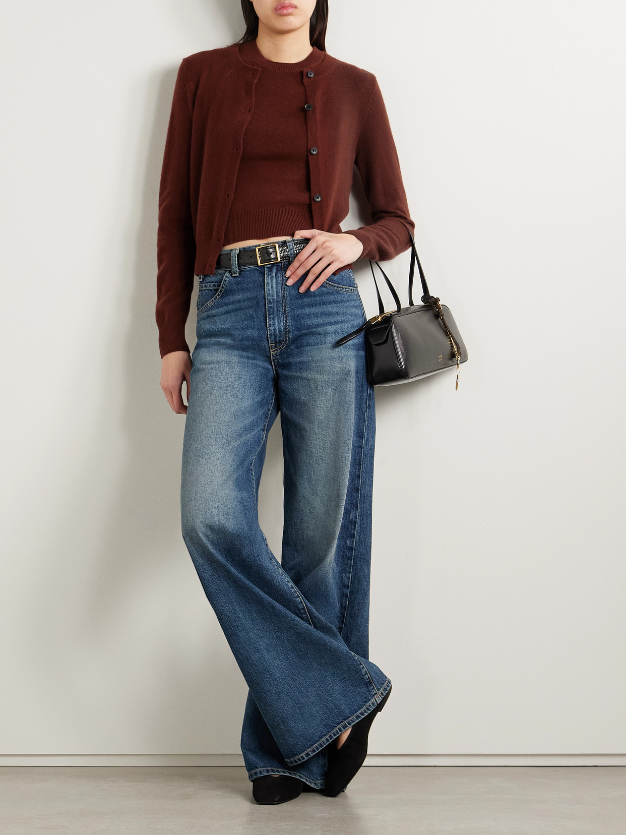 Nili Lotan May Cropped Cashmere Tank