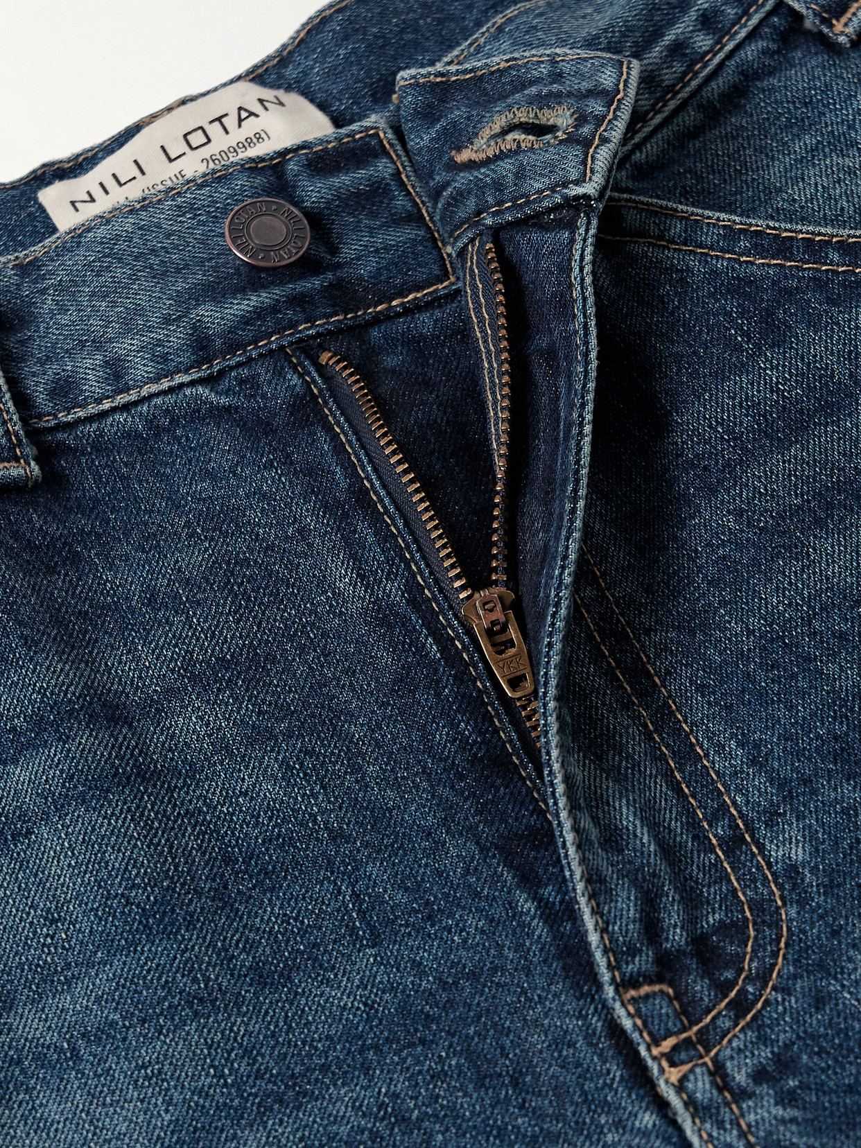 Nili Lotan Salone High-rise Wide-leg Jeans