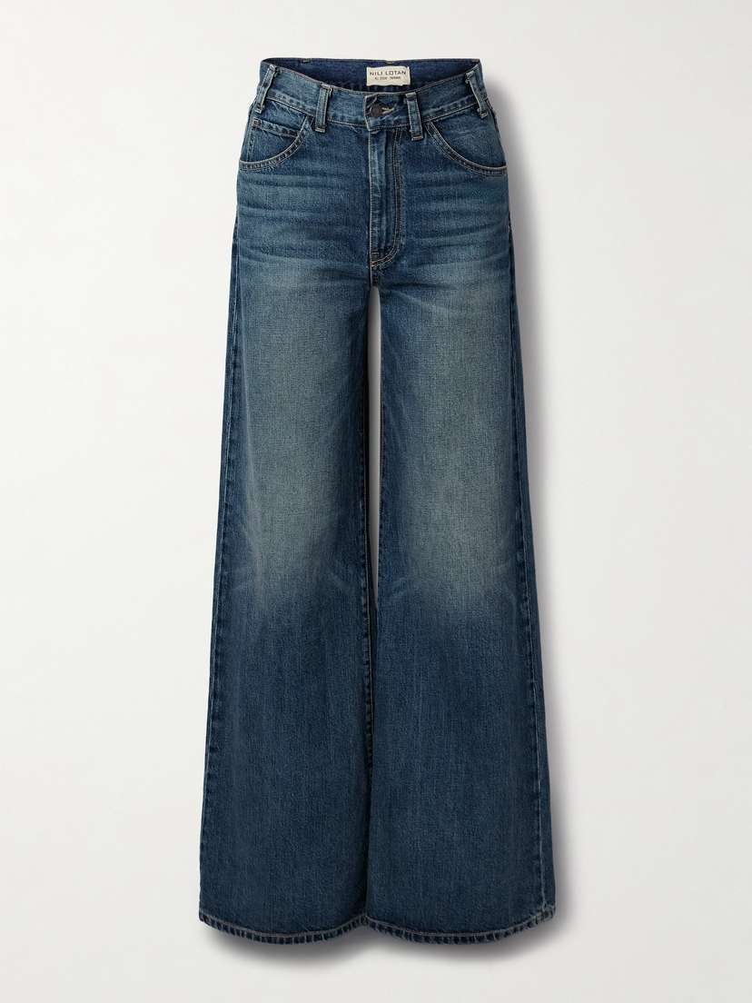 Nili Lotan Salome High-rise Wide-leg Jeans
