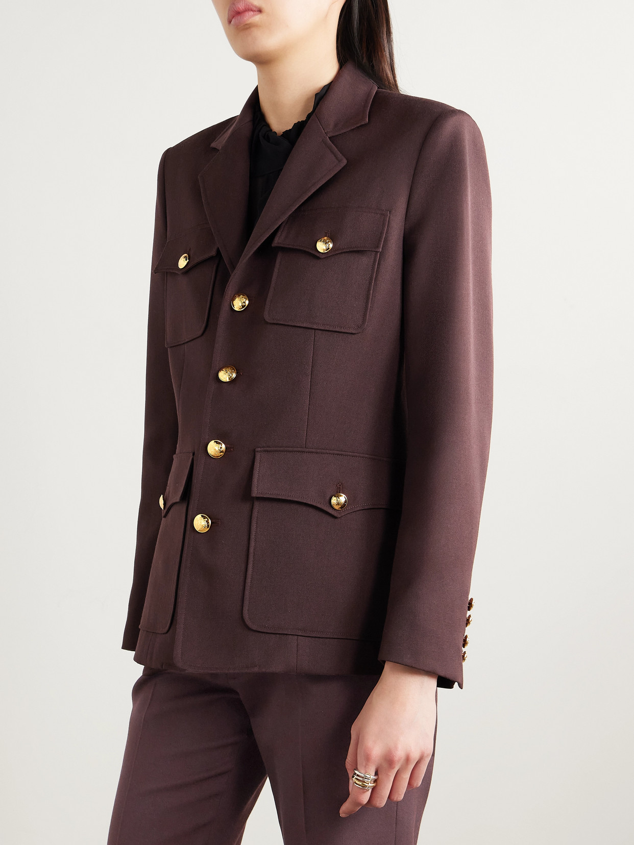 Nili Lotan Nelson Wool-twill Jacket