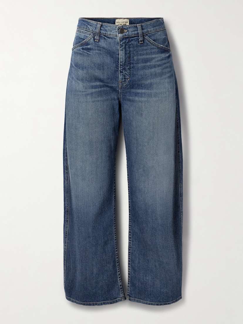Nili Lotan Tribeca High-rise Tapered Jeans