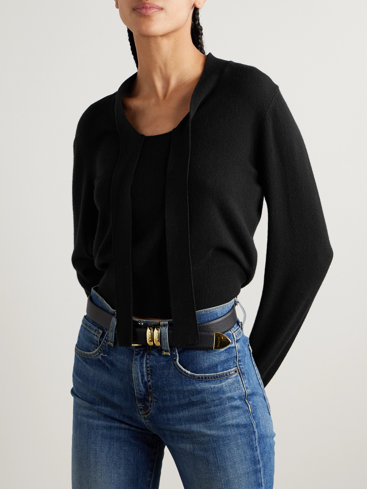 Nili Lotan Genesis Pussy-bow Cashmere Sweater