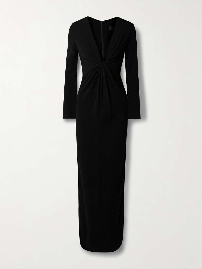 Nili Lotan Tavi Twist-front Jersey Dress