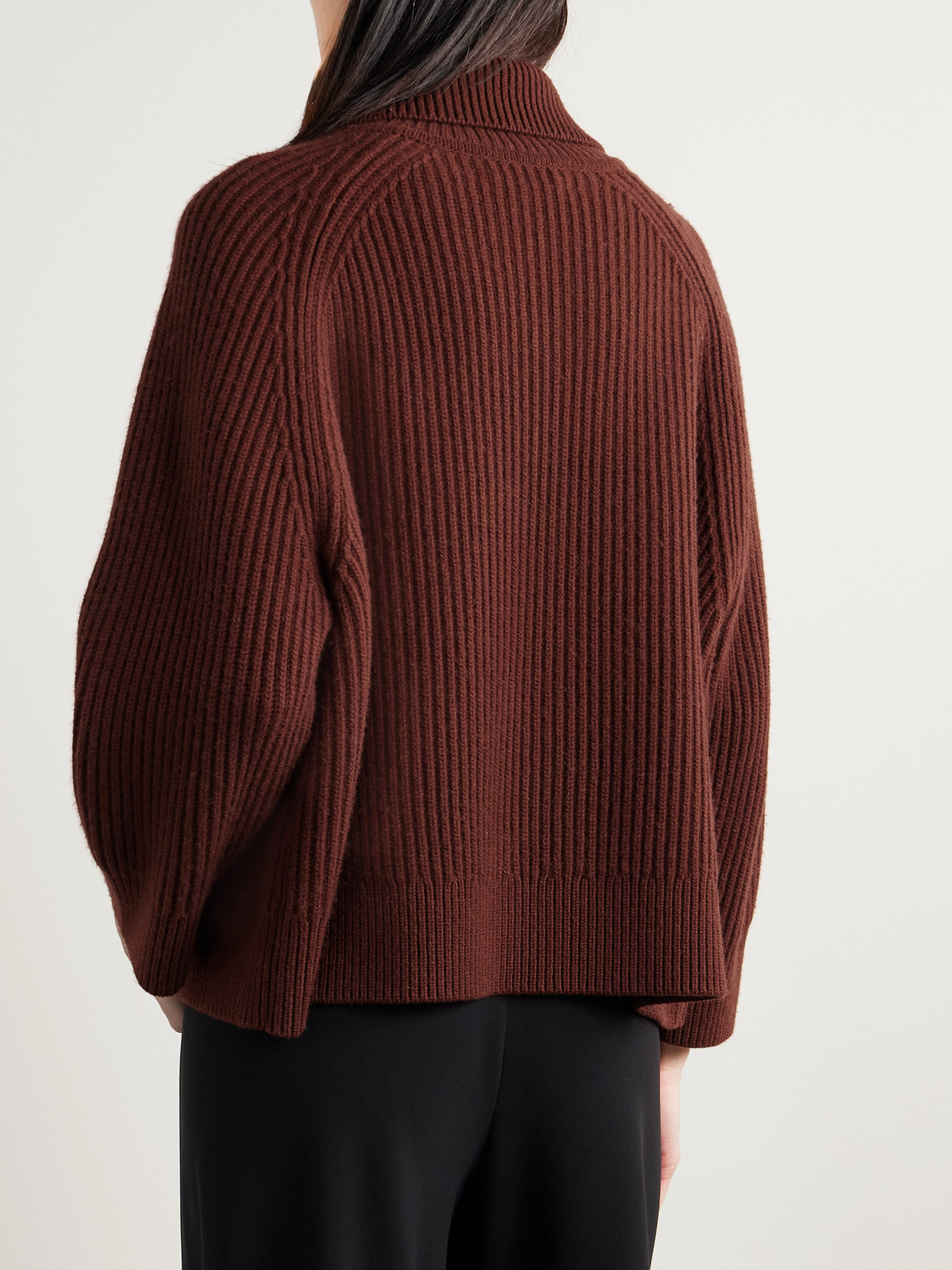 Nili Lotan Deryl Ribbed Cashmere Cardigan
