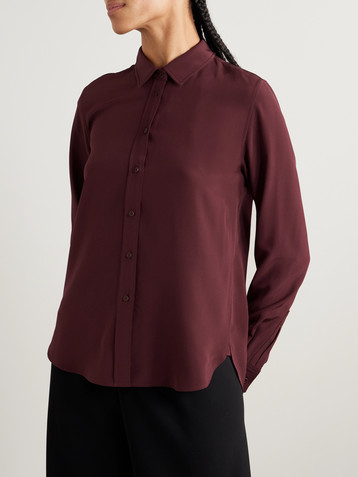 Nili Lotan Gaia silk crepe de chine shirt