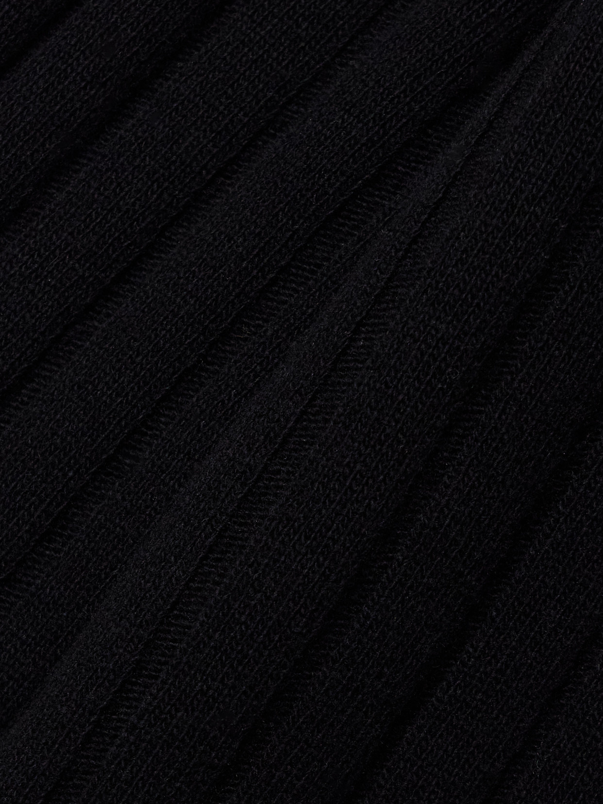 Nili Lotan Alise Ribbed Merino Wool And Cashmere-blend Sweater