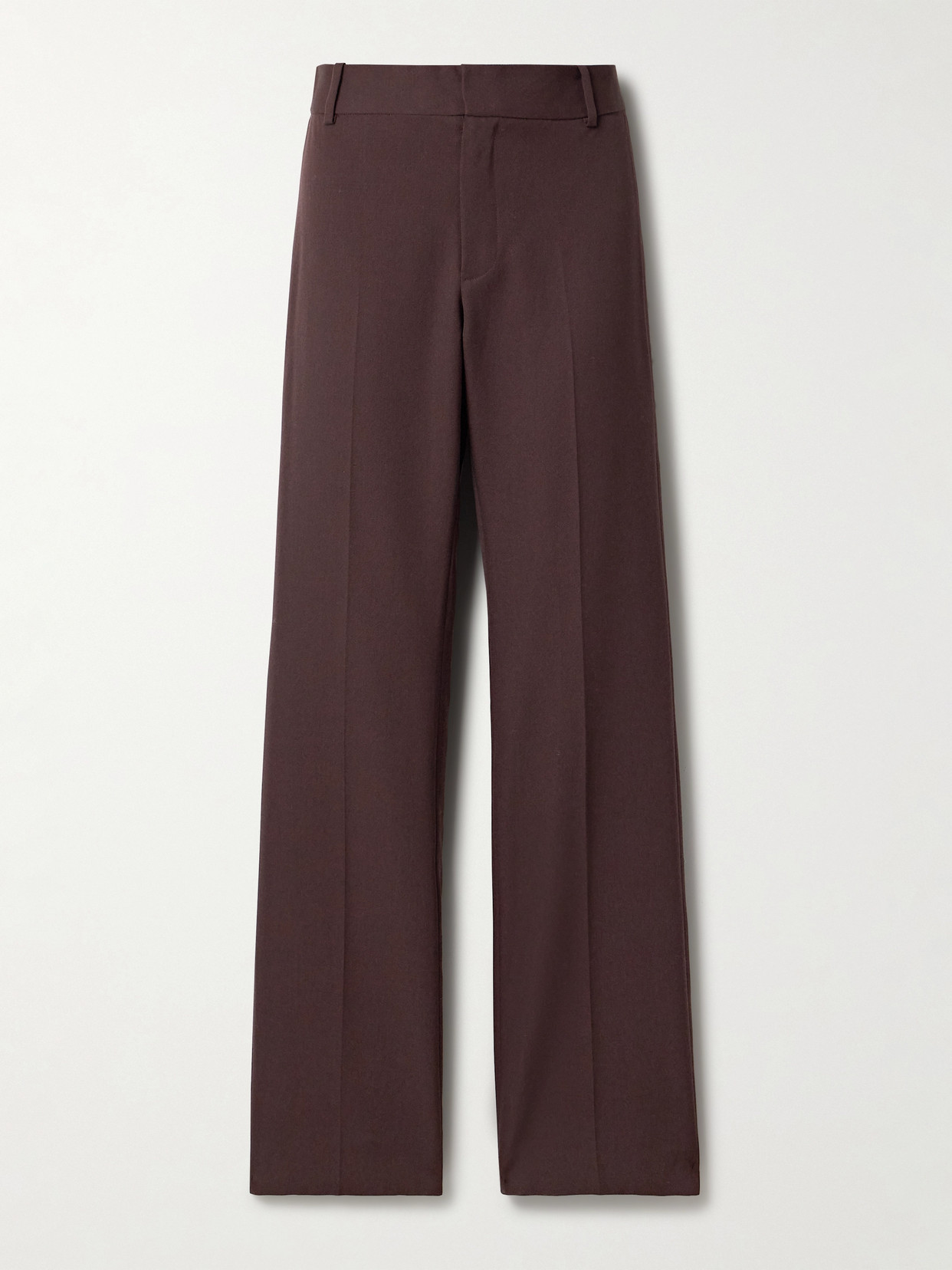 Nili Lotan Ivan Wool-twill Straight-leg Pants