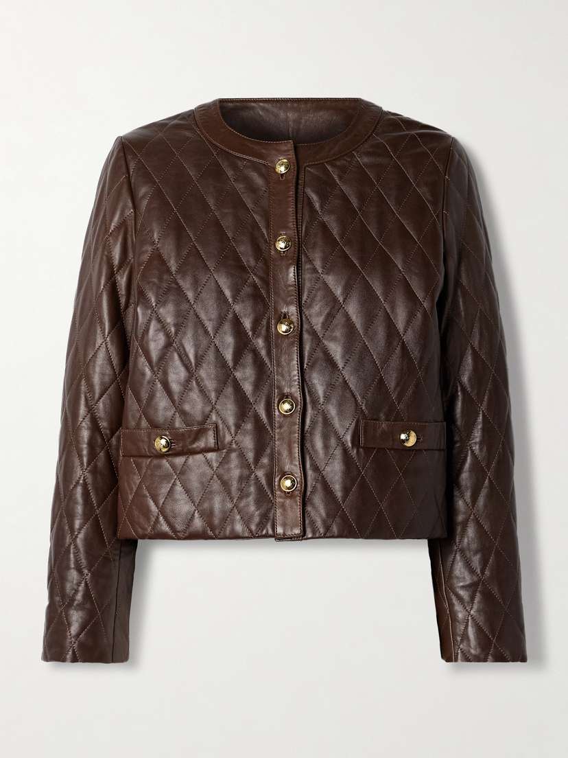 Nili Lotan Amy Quilted Leather Jacket