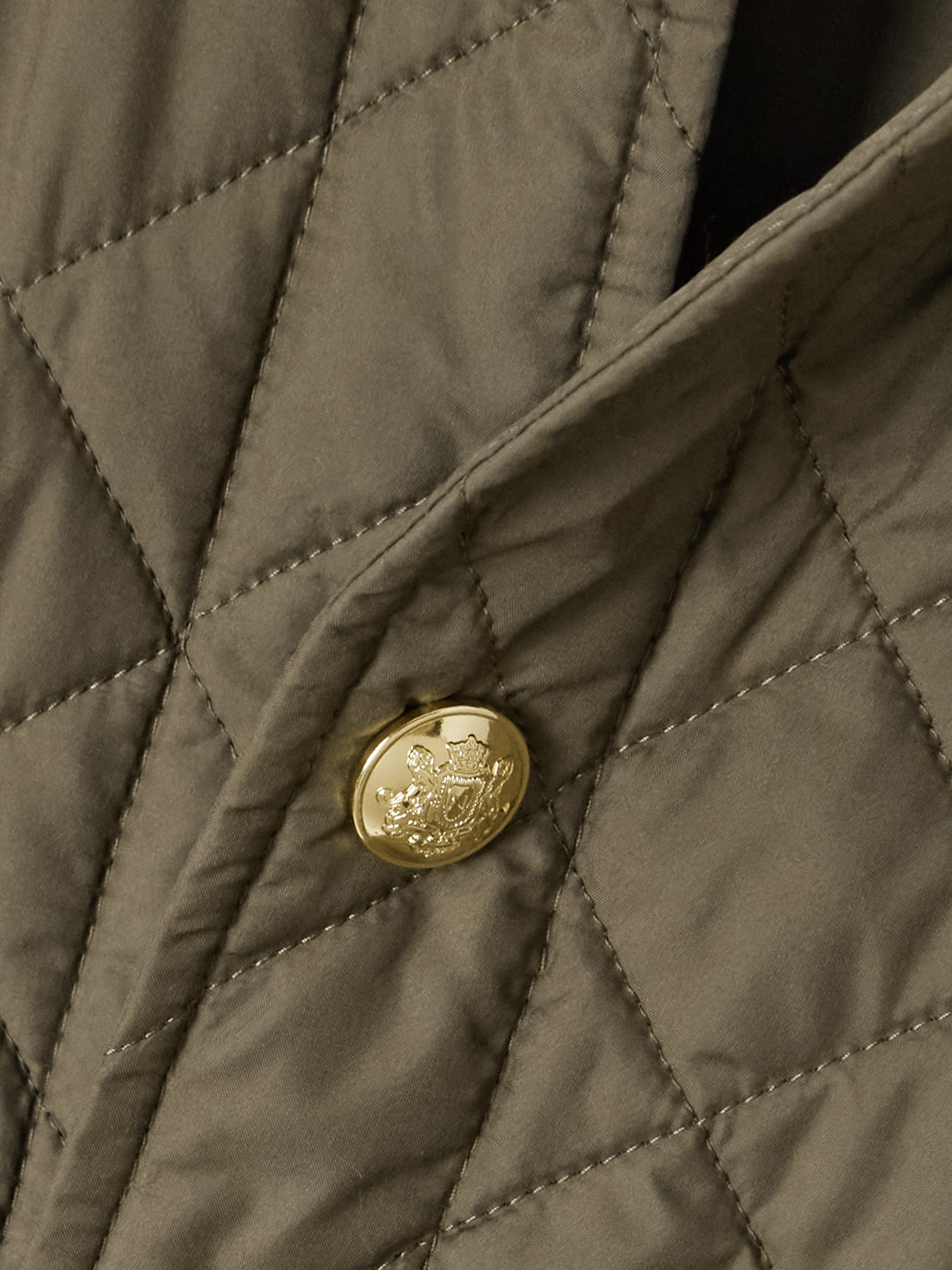 Nili Lotan Helah Quilted Shell Jacket In Green
