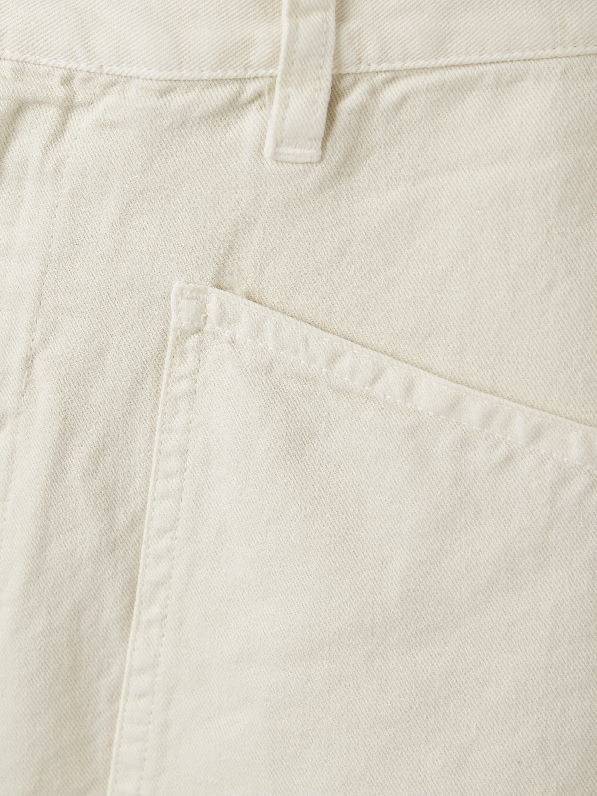 Nili Lotan Shon cotton and linen-blend twill tapered pants thumbnail